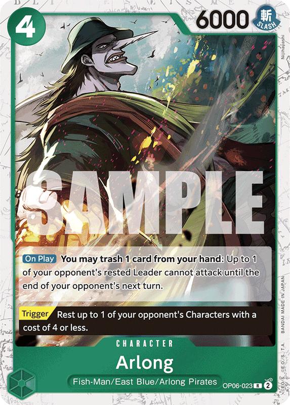 Arlong PRB01 OP06-023 JR Jolly Roger