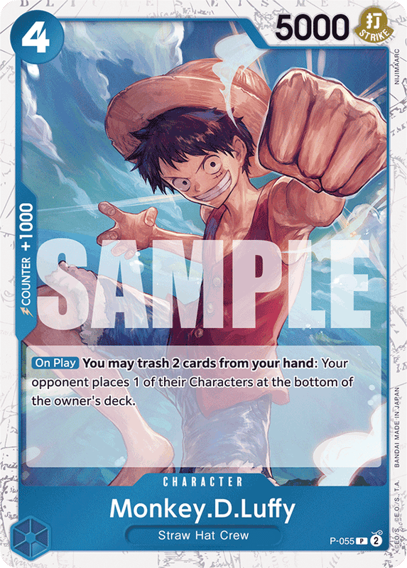 Monkey.D.Luffy PRB01 P-055 JR Jolly Roger