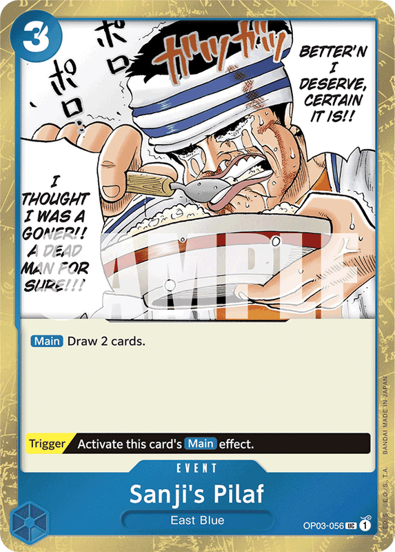 Sanji's Pilaf PRB01 OP03-056 JR Jolly Roger