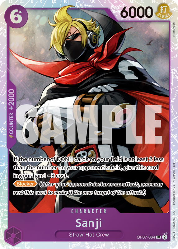 Sanji (Reprint) PRB02 OP07-064 R