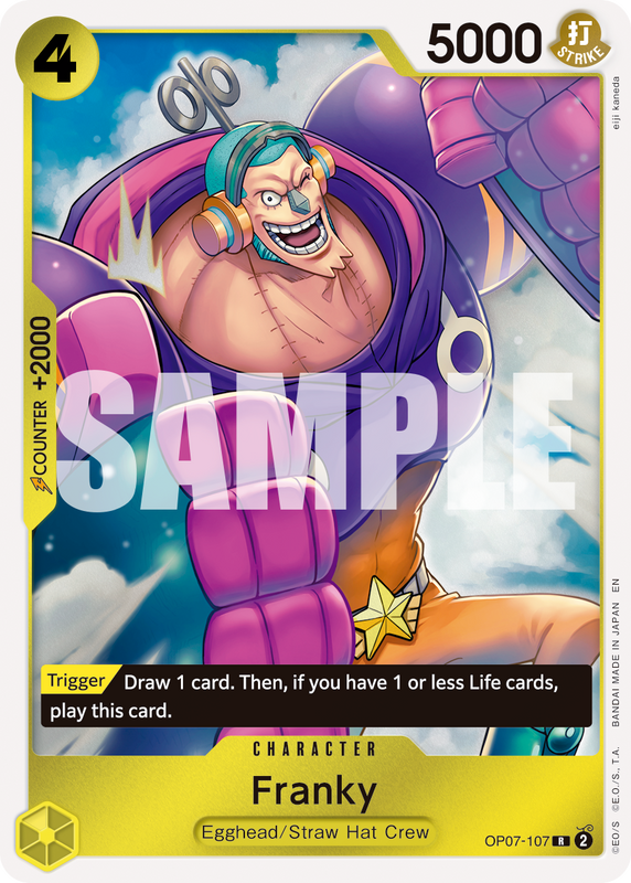 Franky - OP07-107 (Reprint) PRB02 OP07-107 R
