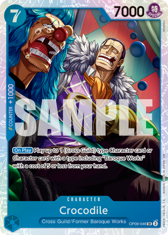 Crocodile - OP09-046 (Reprint) PRB02 OP09-046 R