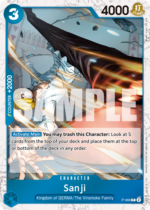 Sanji - P-068 (Pirate Foil) PRB02 P-068 PF P