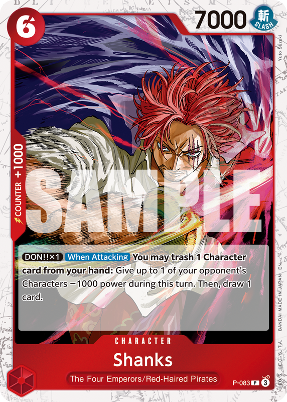 Shanks - P-083 (Pirate Foil) PRB02 P-083 PF P