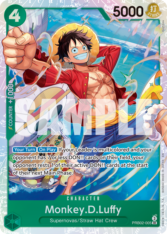 Monkey.D.Luffy - PRB02-005 PRB02 PRB02-005 SR
