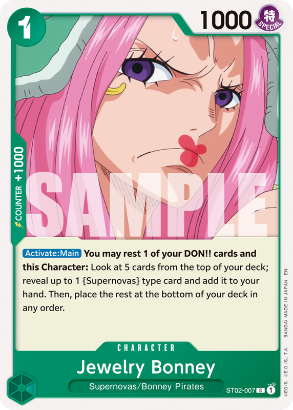 Jewelry Bonney - ST02-007 (Reprint) PRB02 ST02-007 R C