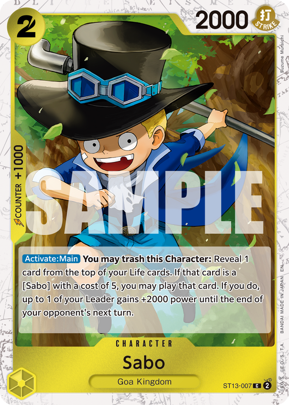 Sabo - ST13-007 (Pirate Foil) PRB02 ST13-007 PF C