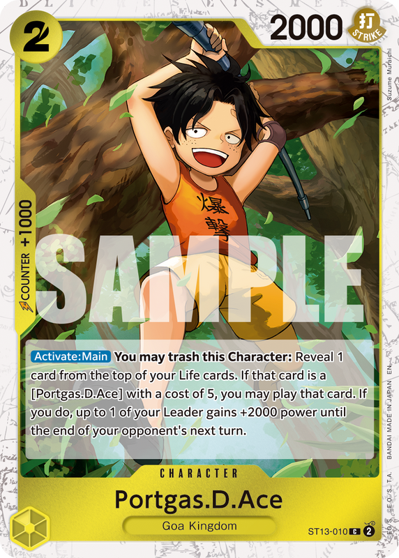 Portgas.D.Ace - ST13-010 (Pirate Foil) PRB02 ST13-010 PF C