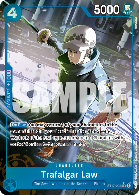 Trafalgar Law - ST17-002 (AA) PRB02 ST17-002 AA SR