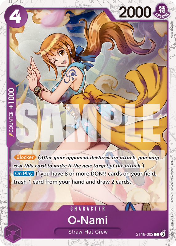 O-Nami (Pirate Foil) PRB02 ST18-002 PF C