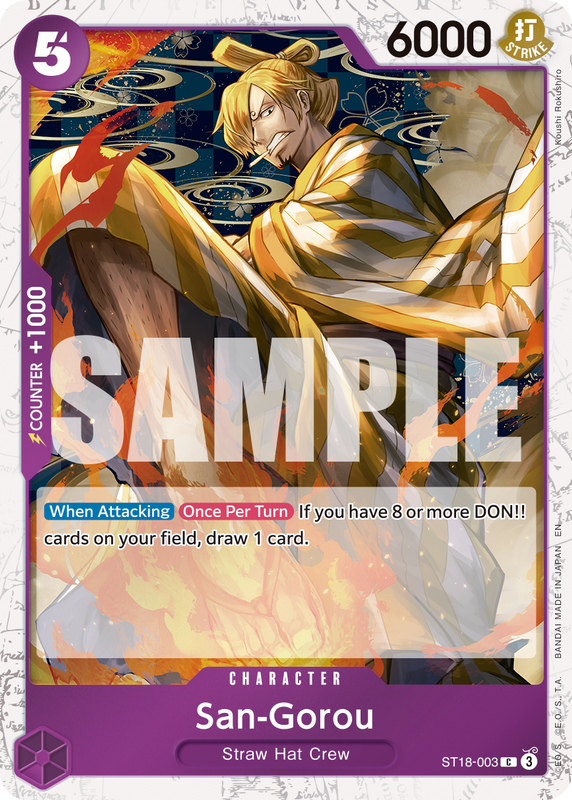San-Gorou (Pirate Foil) PRB02 ST18-003 PF C