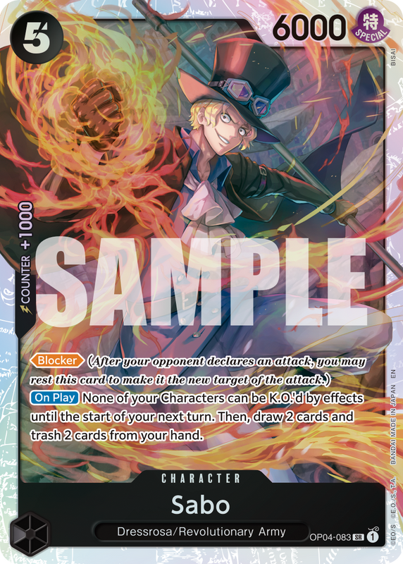 Sabo - OP04-083 (Reprint) PRB02 OP04-083 R