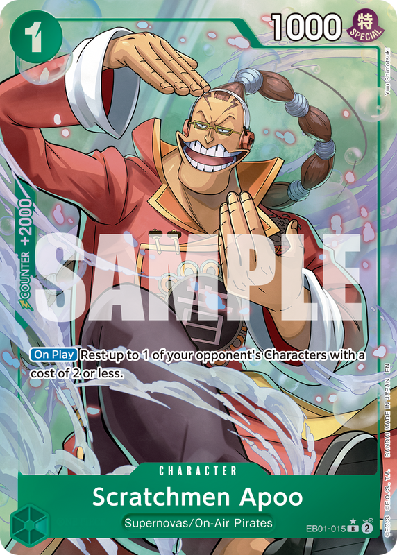 Scratchmen Apoo - EB01-015 (AA) PRB02 EB01-015 AA R