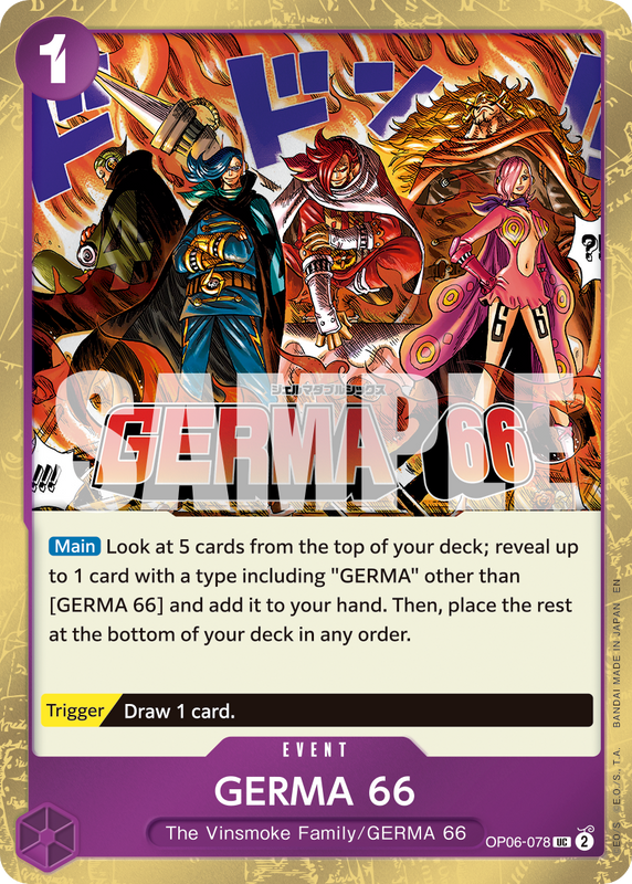 GERMA 66 (Pirate Foil) PRB02 OP06-078 PF
