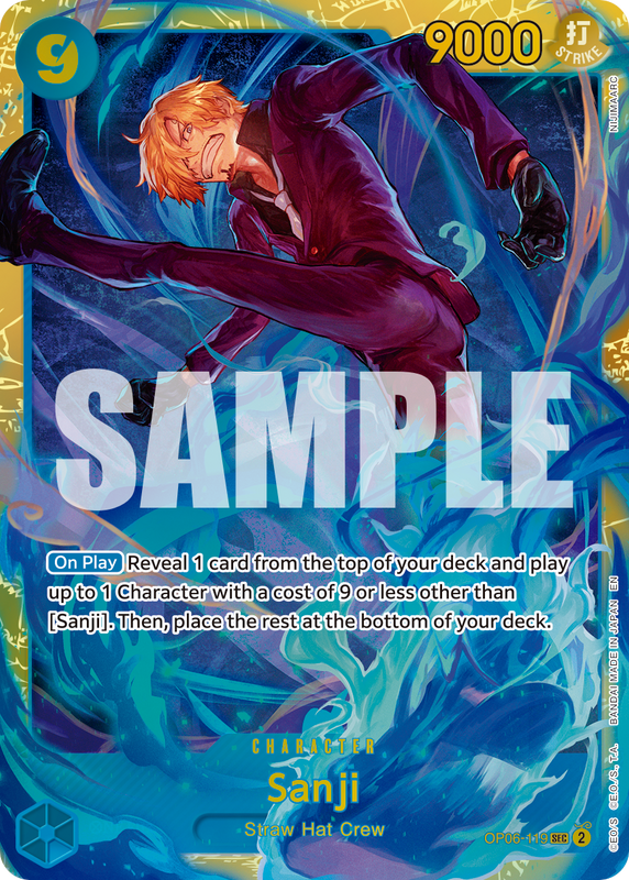 Sanji - OP06-119 (Reprint) PRB02 OP06-119 R