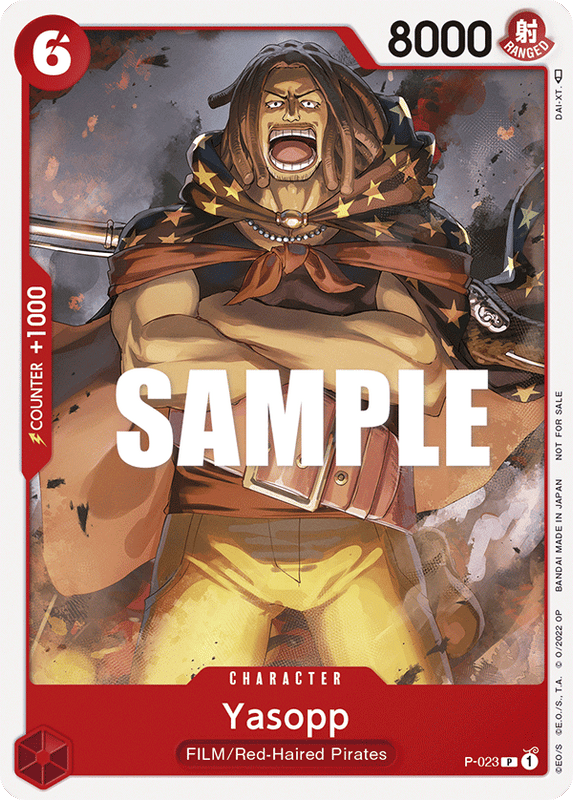 Yasopp P-023 Included in FILM RED Promotion Card Set