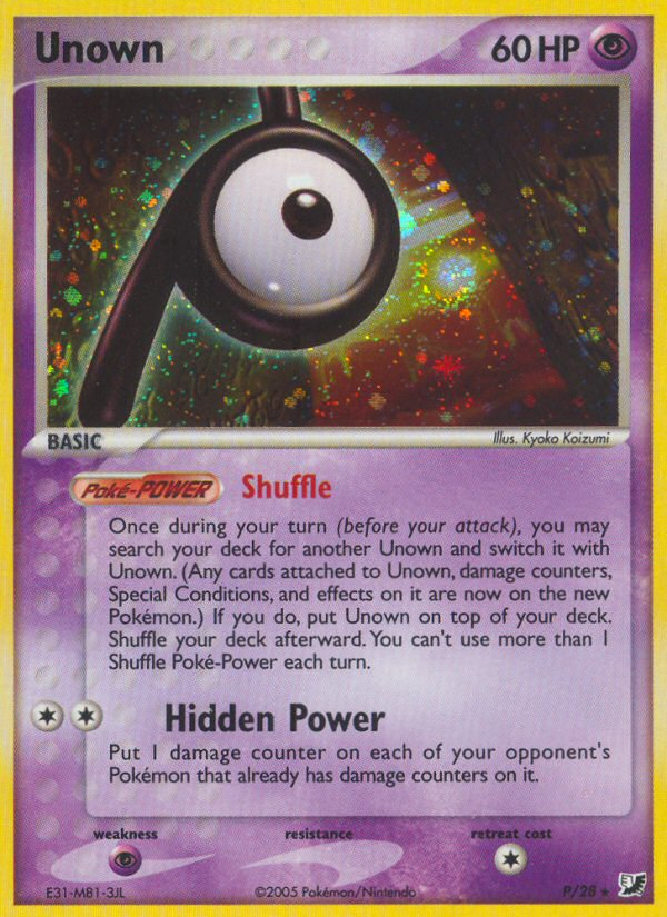 Unown - Unseen Forces SET-P