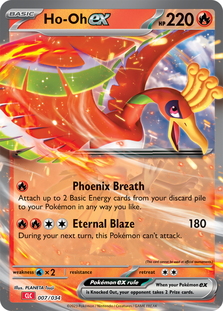 Ho-Oh ex Pokémon Trading Card Game Classic—Charizard SET-007