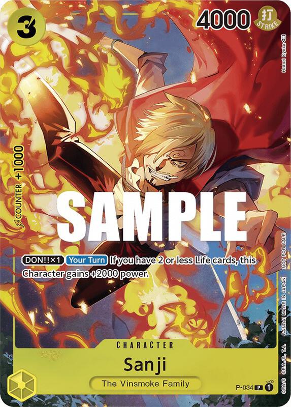 Sanji (Event Pack Vol. 2) , Promo P-034 (2)