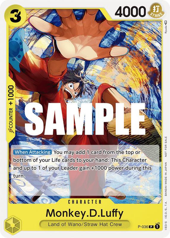 Monkey.D.Luffy (Pre-Release Tournament) , Promo P-036 (1)