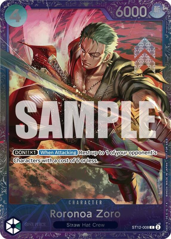 Roronoa Zoro (Treasure Cup 2024) , Promo P-ST12-008