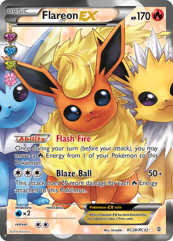 Flareon-EX - Generations SET-RC28