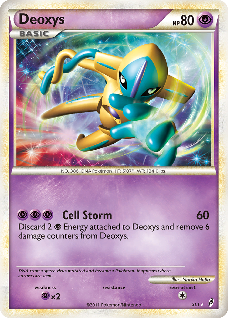 Deoxys - Call of Legends SET-SL1