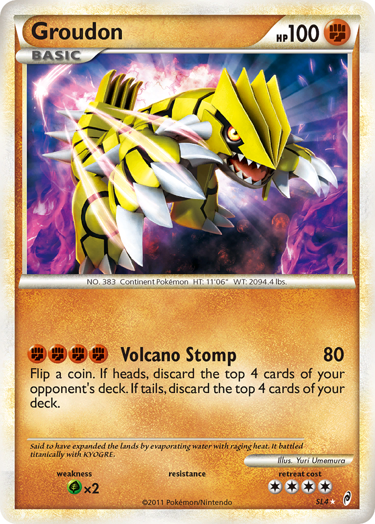 Groudon - Call of Legends SET-SL4
