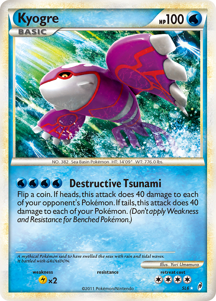 Kyogre - Call of Legends SET-SL6