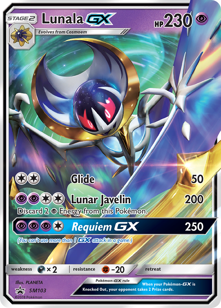 Lunala-GX - SM Black Star Promos SET-SM103