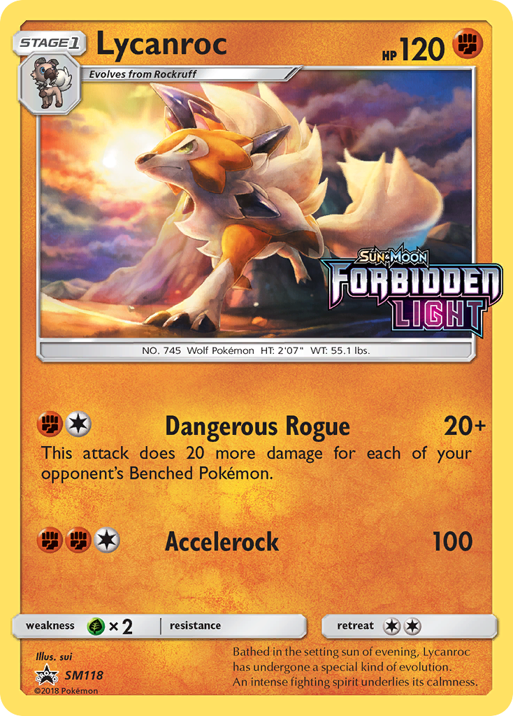 Lycanroc - SM Black Star Promos SET-SM118