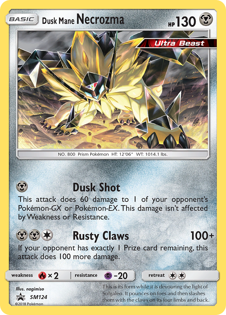 Dusk Mane Necrozma - SM Black Star Promos SET-SM124