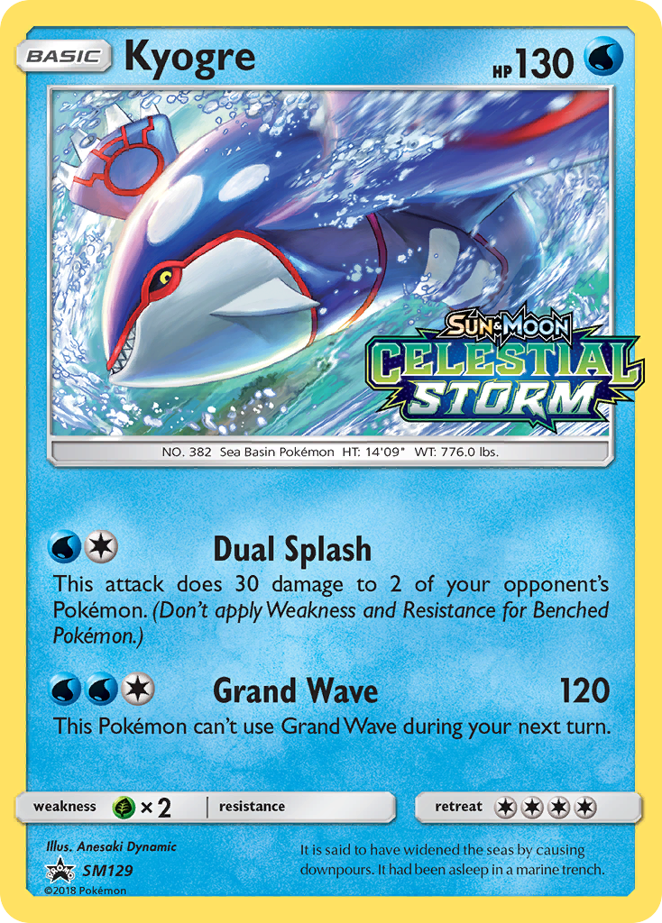 Kyogre - SM Black Star Promos SET-SM129