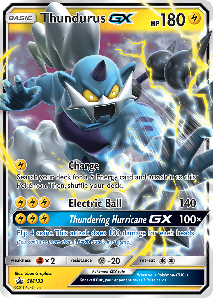 Thundurus-GX - SM Black Star Promos SET-SM133