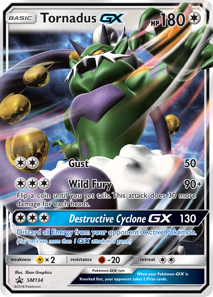 Tornadus-GX - SM Black Star Promos SET-SM134