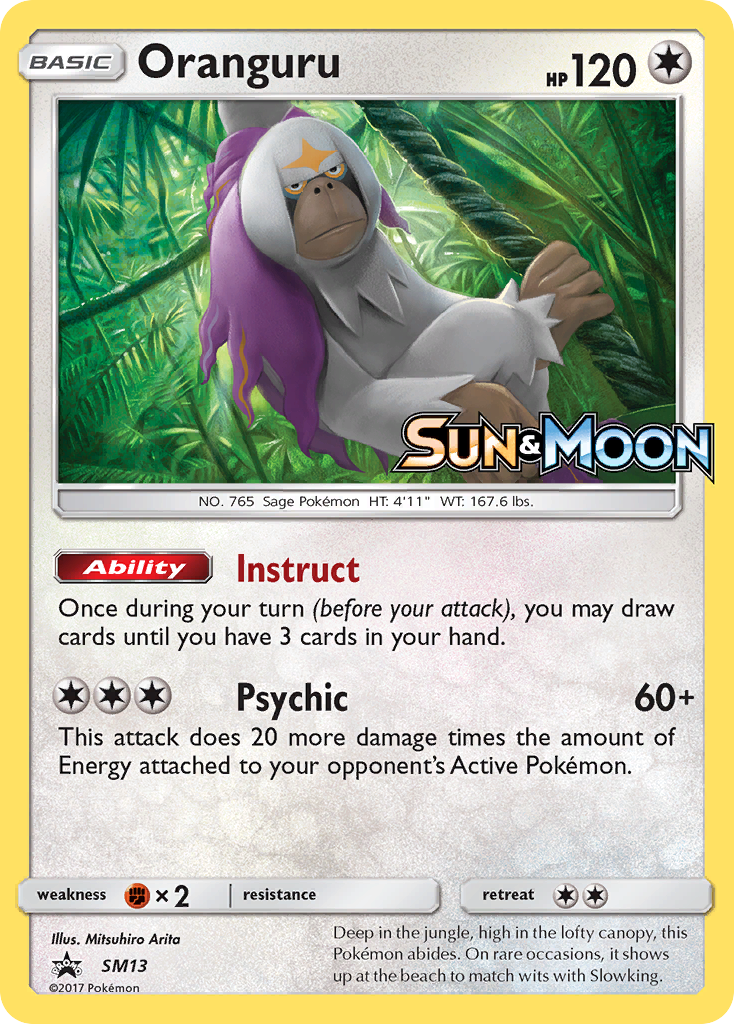Oranguru - SM Black Star Promos SET-SM13