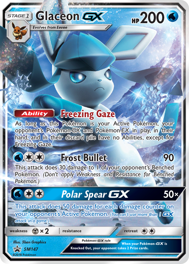 Glaceon-GX - SM Black Star Promos SET-SM147