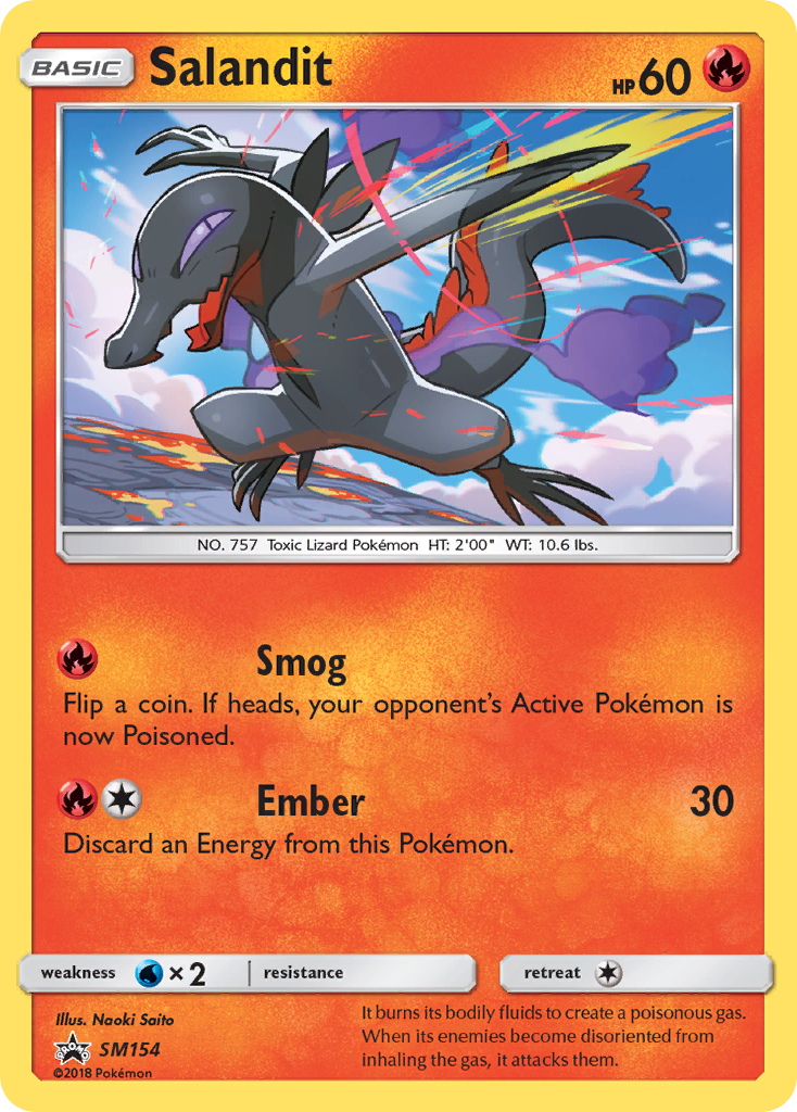 Salandit - SM Black Star Promos SET-SM154
