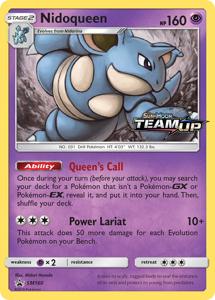 Nidoqueen - SM Black Star Promos SET-SM160