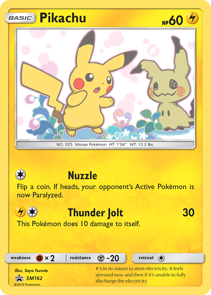Pikachu - SM Black Star Promos SET-SM162