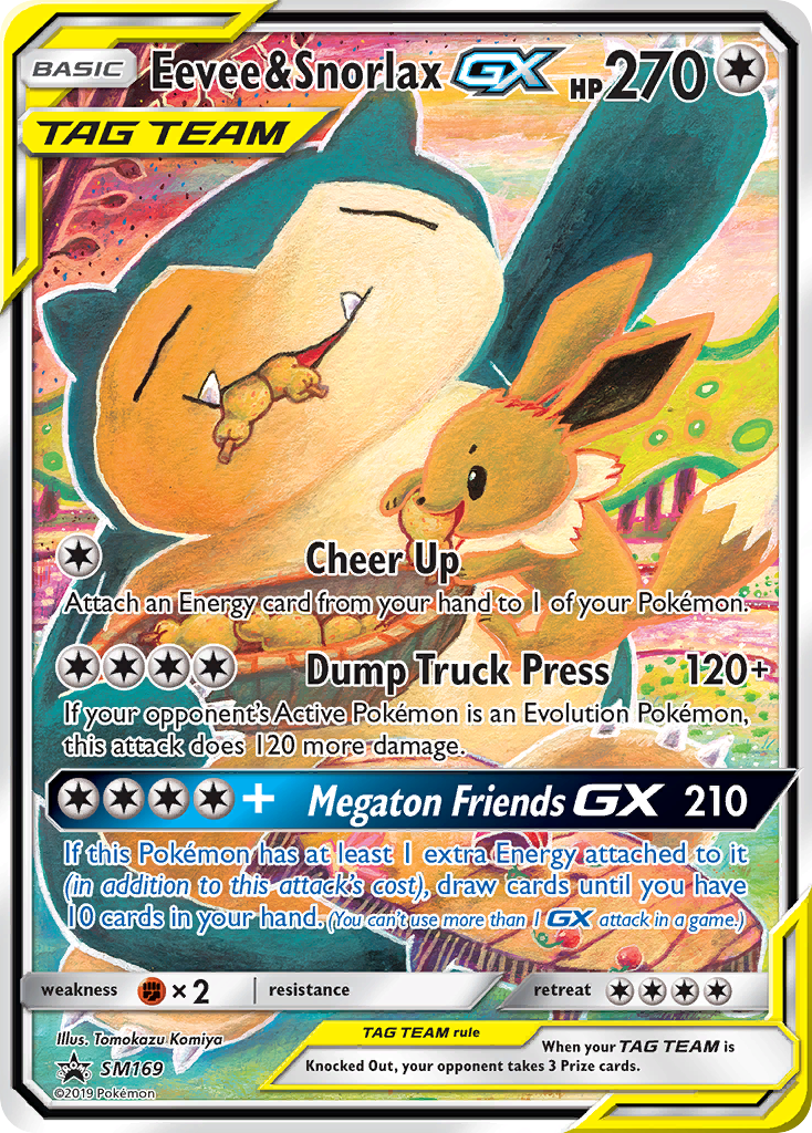 Eevee & Snorlax-GX - SM Black Star Promos SET-SM169