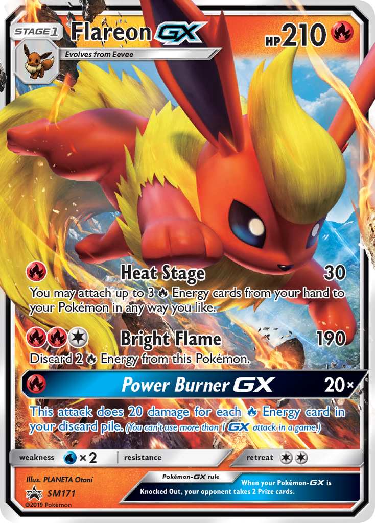 Flareon-GX - SM Black Star Promos SET-SM171