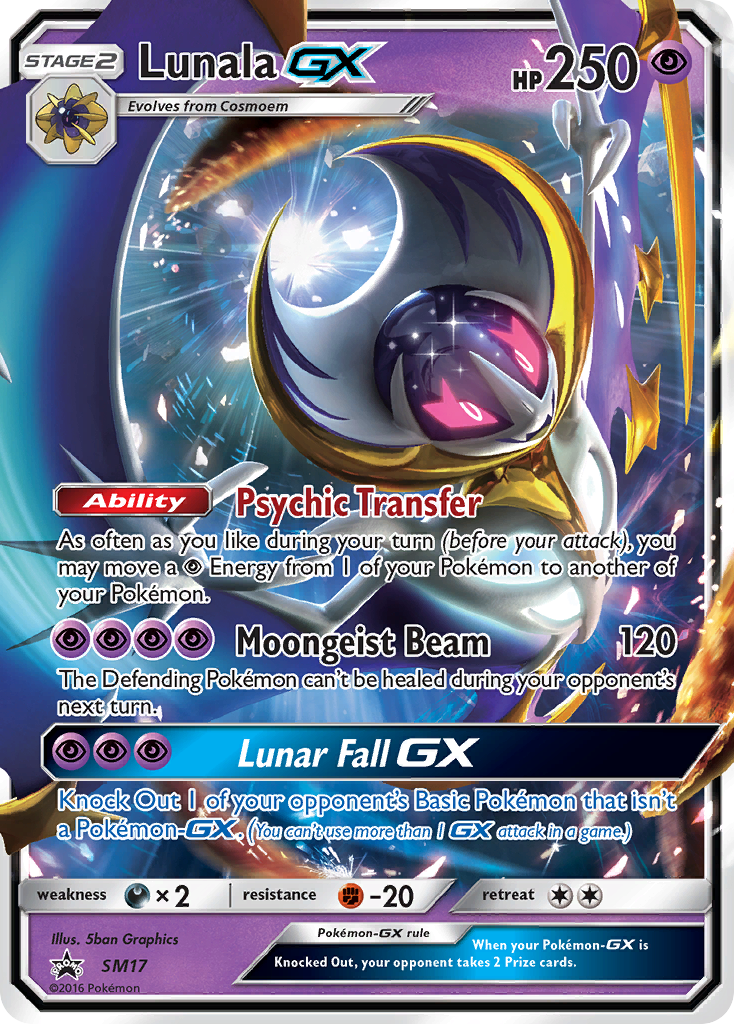 Lunala-GX - SM Black Star Promos SET-SM17