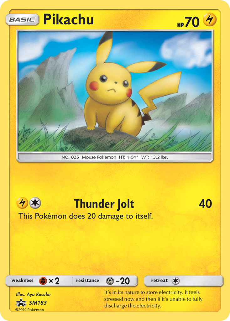 Pikachu - SM Black Star Promos SET-SM183