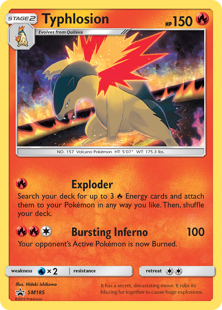 Typhlosion - SM Black Star Promos SET-SM185