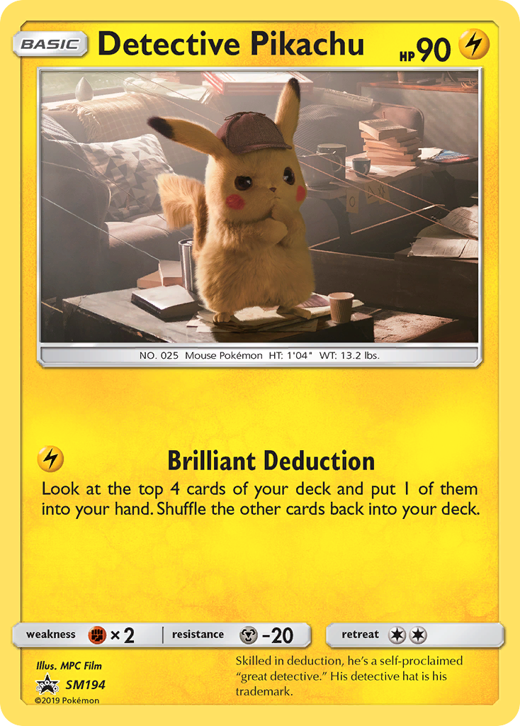 Detective Pikachu - SM Black Star Promos SET-SM194