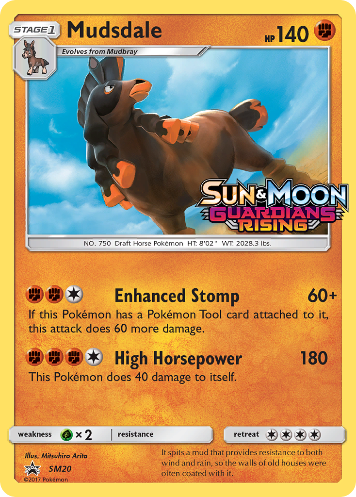 Mudsdale - SM Black Star Promos SET-SM20