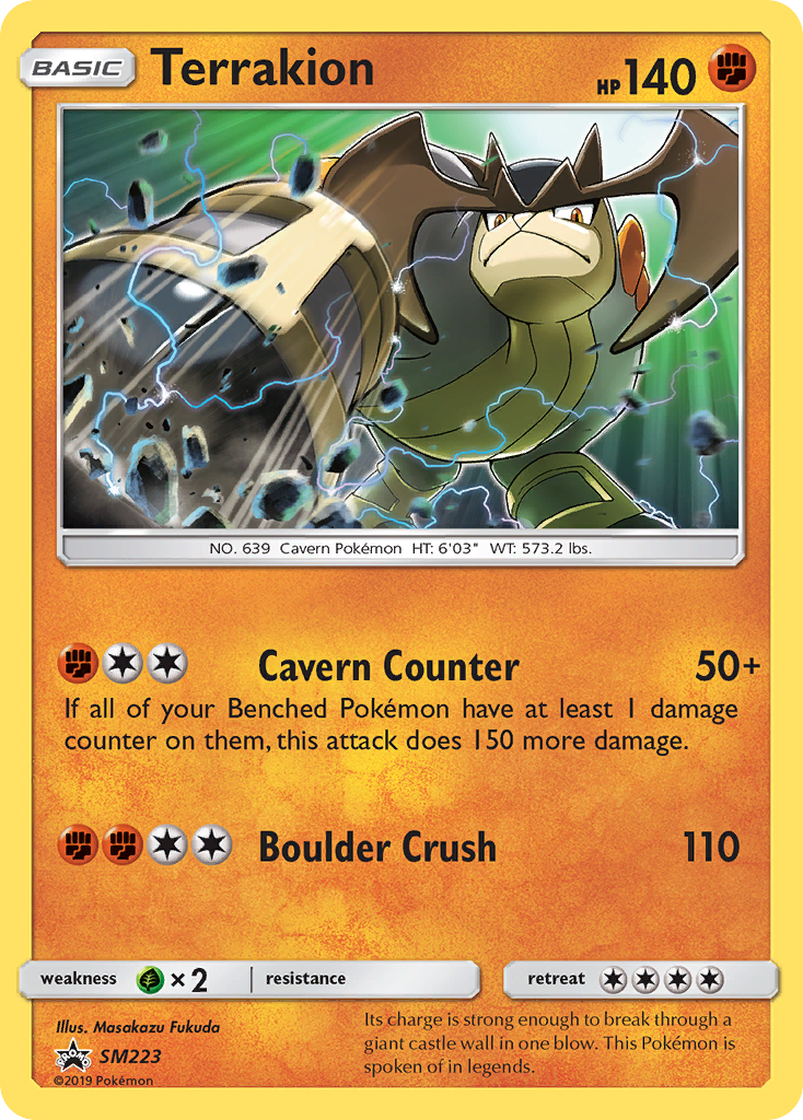 Terrakion - SM Black Star Promos SET-SM223