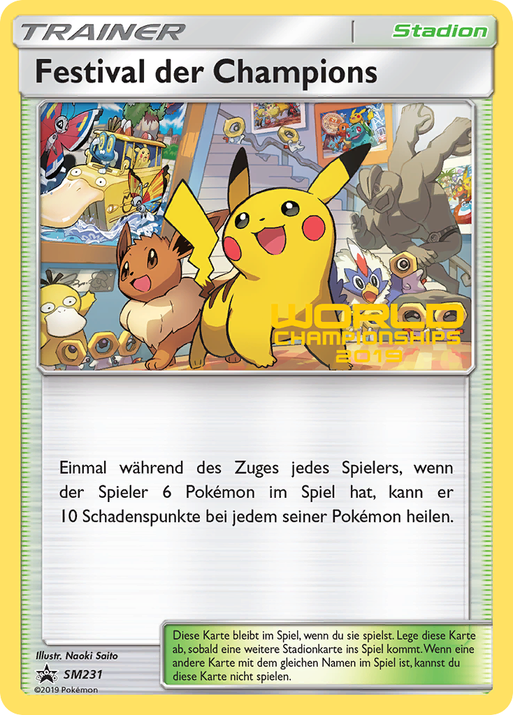 Champions Festival - SM Black Star Promos SET-SM231
