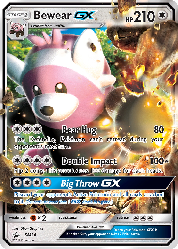 Bewear-GX - SM Black Star Promos SET-SM34